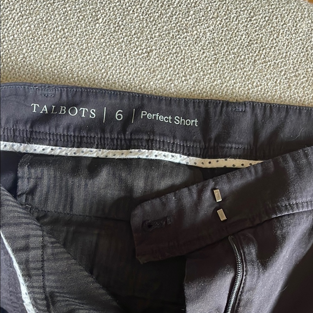 Talbots Classic Black Shorts